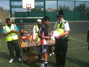 WY Police at Football Comp